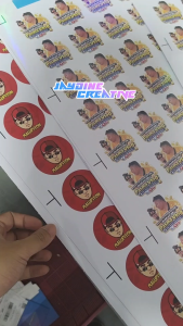 50pcs & 100pcs Motovlog/Giveaway Die Cut 2"x2" Custom Sticker 100% Waterproof