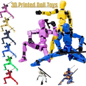 Multi-Jointed Movable Robot Toy 3D Printed Mannequin Anime Figure PVC Model Doll Collectible Toys Kids Decora Gift