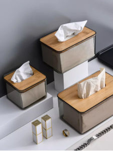 กล่องกระดาษหนังสือพิมพ์บนโต๊ะ กล่องเก็บของแบบมีช่องเสียบกระดาษ กล่องเก็บของสำหรับใช้ในบ้าน ห้องนั่งเล่น โต๊ะทานอาหาร โต๊ะกาแฟ หรูหรา ฟังก์ชันหลายอย่าง กล่องกระดาษแบบสร้างสรรค์