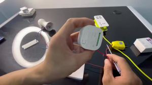 RF433 Self-Powered Wireless Light Switch Kinetic Energy Harvesting No Battery 16A Relay Retrofitting Easy Installation for Home