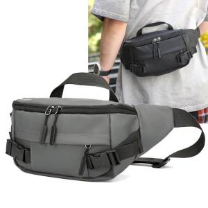 กระเป๋าคาดเอวผู้ชายรถจักรยานยนต์กลางแจ้งกีฬาเดินป่าตกปลาการเดินทางกระเป๋าหน้าอกโทรศัพท์แบบพกพาขี่จักรยานกระเป๋าเดินทางระยะสั้น