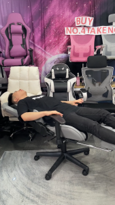 ICON 180° reclining gaming chair ergonomic computer chair backrest support office chair comfortable for long-term sitting at home