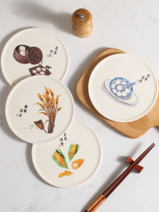 2025 New Thickened Heat Resistant Dining Table Mat High End Luxury TPU Material Creative round Shape for Restaurant Use