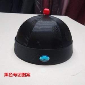 Xiaojingzhai Hard Shell Melon Skin Hat Tang Suit Ancient Costume Blue Brown Black Yellow Futuan Yellow Edge Shroud Birthday Clothing Props