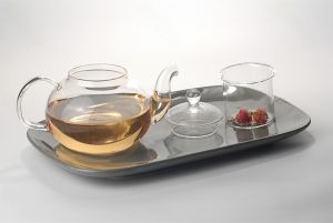 Heat Resistant Glass Tea Set Gongfu Tea Pot Floral Fruit Pot Chinese Style Tea Brewing Tools Handmade Craftsmanship Kitchenware