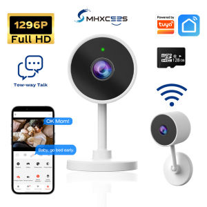 MHXCEES CCTV WiFi Indoor Camera for Home SecurityConnect to Phone for Pet/Baby Monitor Tuya