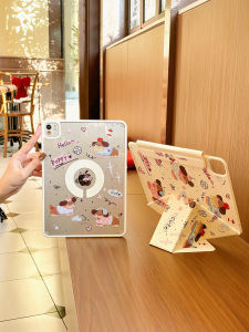 Zoyu | Heightening Stand Magnetic Separable Stylus Slot Protective Cover for iPad