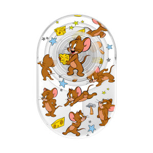 ขาตั้งโทรศัพท์แบบพับได้ Magsafe Strong Absorption Tom And Jerry Cat And Mouse Magnetic Absorption Mobile Phone Stand Airbag Foldable Extensible