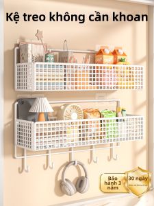 Kệ Treo Tường Gắn Cạnh Giường Không Cần Khoan