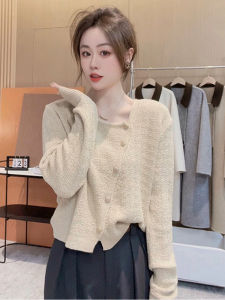 Stylish Elegant Versatile Irregular Long Sleeve Knit Top