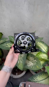 Kết nước gắn cho xe Vario kiểu quạt nhôm - lọc nhiên liệu