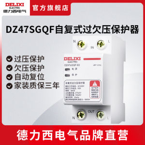Delixi Electrical over And under Voltage Protector Self-Resetting Dz47sGqf-63 for Home Use 220V with 3 Year Warranty