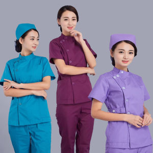 Short Sleeve Separates Nursing Uniform for Healthcare Professionals