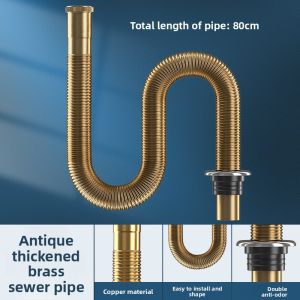 MEIZIJIE | Clog Prevention Odor Blocking Sink Drain Pipe