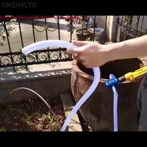 Portable Cordless Drill Water Pump for Home Use Mini Self-priming Booster DC Water PumpBlue Portable Water Pumping Tool