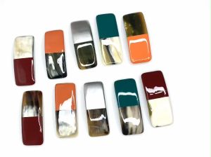 CẶP/KẸP TÓC BẰNG SỪNG SƠN MÀI XUẤT KHẨU- mẫu 01- TUẤN ĐỨC MỸ NGHỆ