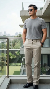 ASLI..celana panjang kanvas emderee kaulaitas premium terbaru non street tidak melar awet bahan keren