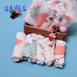 Loại tốt Set 5 Khăn Sữa Sơ Sinh Khăn Sữa Siêu Mềm Muslin sợi tre thân thiện an toàn cho bé