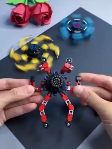 Mainan Edukasi Anak Kreatif Gangsing Transformer New Finger Fingertip Spinner Gyro Fidget Ss16