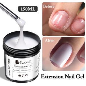 UR SUGAR | UR SUGAR 150g Quick Extension Gel  Pink Jelly Milky White Camouflage Finger French Hard Gel UV LED Gel Nail Art Design Manicure