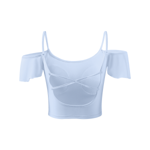 umeverb | Off-Shoulder Supportive Padded Yoga Top