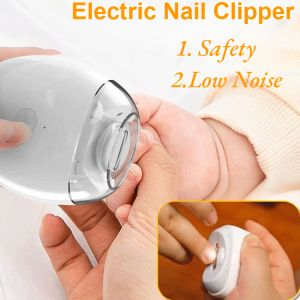 USB Rechargeable Electric Nail Clipper Automatic Grinder Trimmer And Polisher For Safe Baby And Elderly Care
