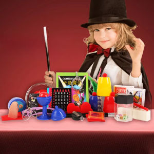 เด็ก Magic Tricks ของเล่นเด็กตลก Magic Props ชุดเริ่มต้นที่น่าตื่นเต้น Magician Tricks Performance คําแนะนําของขวัญกล่อง