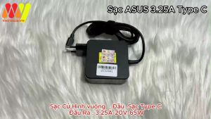 Sạc Laptop Asus Type C 20V - 2.25A - 3.25A 45W 65W chân C USB C sạc linh kiện mới bảo hành 12 tháng
