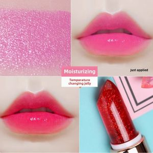 Color-Changing Lipstick Long Lasting and Does Not Fade No Stain on Cup Waterproof Moisturizing Nourishing and Hydrating Smear-Proof Makeup Lipstick Student Cheap Female