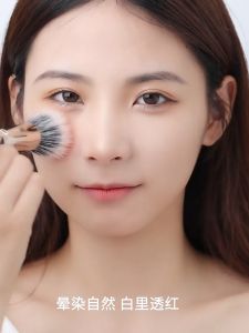 XIXI Nose Shadow Brush Highlight Brush Shadow Brighten Smudge Makeup Brush * XIXI 斜头鼻影刷 火苗高光刷 修容指腹阴影刷提亮刷晕染化妆刷