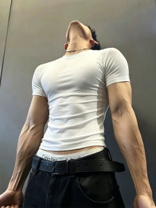 ZHUOCAN | Sports Cuff Sleeve Fitness Shaping T-Shirt