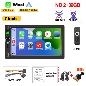 Android13 7 9 10 inch Car Radio GPS 2 din Radio Stereo Receiver Player 64G Multimedia Player wireless CarPlay Android Auto Gift