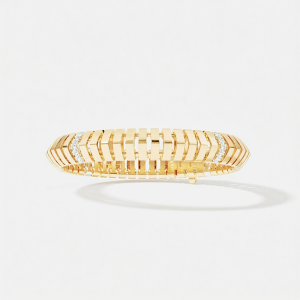 Golden Radiant French Charm Bracelet