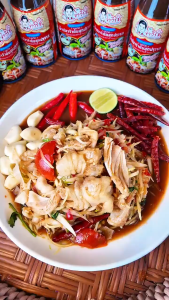 จ่าวิรัช สูตร นัวโหน่ง น้ำปลาร้าต้มสุกปรุงรส 400 มล. ทำอาหารได้หลากหลาย ส้มตำ ทำแกง อร่อย