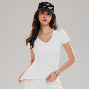 COSLEAF | Summer Slim Fit V-neck Breathable Fashion T-Shirt