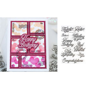 Christmas Happy Holidays Alphabet Seal Decoration Stamps for DIY Scrapbooking Card Stencil Paper Craft Handmade Album Handbook