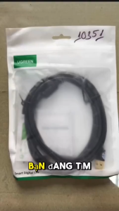 Cáp máy in USB 2.0 Ugreen 10351 (3m) Chính Hãng