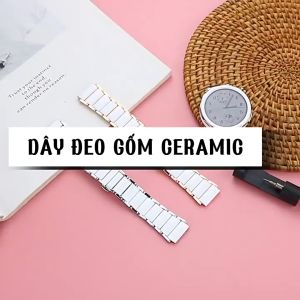 Dây đeo bằng gốm Ceramic dành cho Huawei Watch GT6 (41mm)GT4 (41mm)GT5 (41mm)GT5 Pro (42mm)