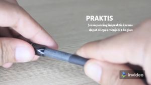 Joran Pancing Casting Conquest Joran Pancing Carbon Fiber Telescopic 2 Segments 1.8M