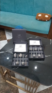 Hộp 5 Thìa Muỗng Nĩa sâu lòng inox 18/10 cao cấp Myresto xuất Châu Âu 14cm 15cm 20cm 21cm