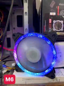 Quạt Tản Nhiệt Fan Case Coolmoon Led Pha lê độc lạ cắm trực tiếp vào nguồn-M7