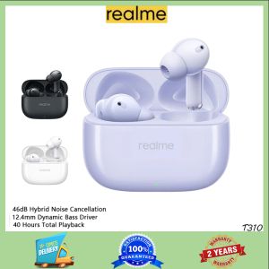 Realme T310 Wireless Earphones TWS Audio Device with Bluetooth 5.4 Active Noise Cancellation Waterproof 40h Battery