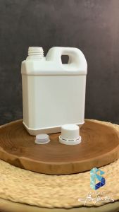 (ECER 10 pcs) JERIGEN 1 Liter Putih Susu / JERRYCAN 1000ml HDPE Warna Putih Natural
