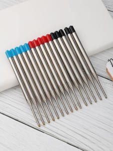 ปากกาลูกลื่นโลหะแบบไม่รั่วไหลเติม 0.5 มม. ความหนาในการเขียนความยาวรวม 99 มม. เหมาะสําหรับใช้ทางธุรกิจและทางวัฒนธรรม