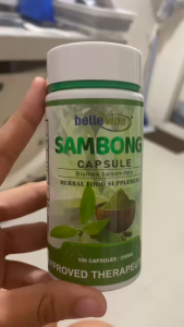 Bellevine Sambong Capsules 500mg Food Supplement – Kidney Health Detox & Antioxidant Support 100 capsules