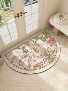 American Style PVC Leather Door Mat Entrance Hallway Floor Rug No Wash Dust Cleaning Customizable Size Entrance Door Mat