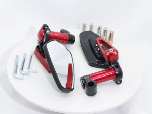 【COD】Universal Motorcycle Side Mirror Aluminum 7/8" Handle Bar End Side Rearview Mirrors 1 Pair