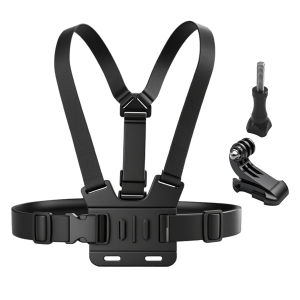 6PCS Action Camera Chest Mount Adjustable Strap Belt Vest Body Cameras Harness with Fastener Kit for Gopro Hero 13 12 11 10 9 DJI Cycling Action Camera Accessory