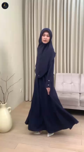 GAMIS SET HIJAB LUBI ABAYA ZERRIN TERBARU DREES DAILY KASUAL KEKINIAN KONDANGAN KULIAH TERMURAHHH