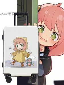 Spy Game Travel Suitcase Childrens Cartoon Style ABS+PC Material with Lock Universal Wheels Student Gift Female Model